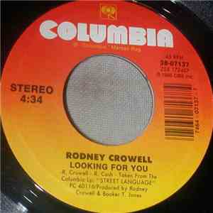 Rodney Crowell - Looking For You download flac mp3
