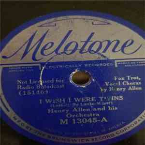 Henry Allen And His Orchestra - I Wish I Were Twins / I Never Slept A Wink Last Night download flac mp3