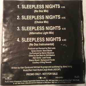 Marion Meadows - Sleepless Nights download flac mp3