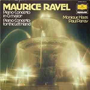 Monique Haas, Paul Paray - Maurice Ravel - Piano Concerto In G Major; Piano Concerto For The Left Hand download flac mp3