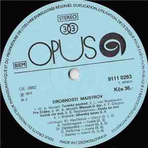 Various - Drobnosti Majstrov download flac mp3