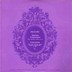 Mozart / Soloists & Chamber Orchestra Of The Saar Radio Conducted By Karl Ristenpart - Sinfonia Concertante For Violin And Viola, K.364 / Concertone For Two Violins, Oboe, Cello And Orchestra, K.190 download flac mp3