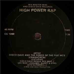 Disco Dave And The Force Of The Five MCs, Crashcrew - High Power Rap download flac mp3
