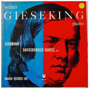 Schumann / Walter Gieseking - Davidsbundlertanze, Opus 6 download flac mp3