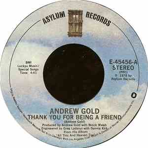 Andrew Gold - Thank You For Being A Friend download flac mp3