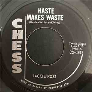 Jackie Ross - Haste Makes Waste / Wasting Time download flac mp3