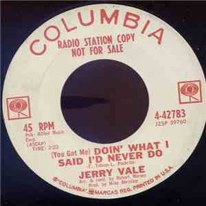 Jerry Vale - (You Got Me) Doin' What I Said I'd Never Do download flac mp3
