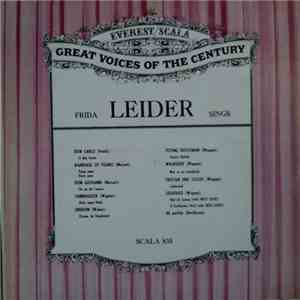 Frida Leider - Frida Leider Sings download flac mp3