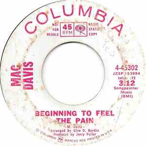 Mac Davis - Beginning To Feel The Pain download flac mp3