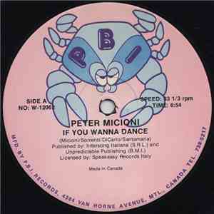 Peter Micioni - If You Wanna Dance / I'm A Man download flac mp3
