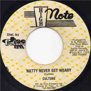 Culture - Natty Never Get Weary download flac mp3