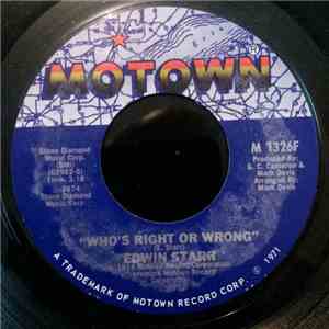 Edwin Starr - Who's Right Or Wrong download flac mp3