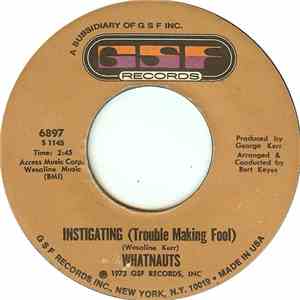 Whatnauts - Instigating (Trouble Making Fool) / I Can't Stand To See You Cry download flac mp3