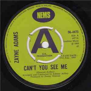 Zayne Adams - Can't You See Me download flac mp3