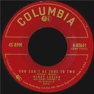 Mindy Carson - You Can't Be True To Two download flac mp3
