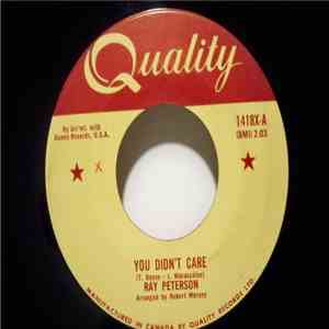 Ray Peterson - You Didn't Care / You Know Me Much Too Well download flac mp3