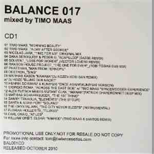Timo Maas - Balance 017 download flac mp3