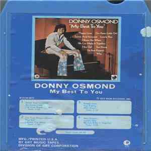 Donny Osmond - My Best To You download flac mp3