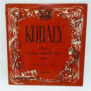 Janos Starker, Kodaly - Sonata For Unaccompanied Cello Opus.8 download flac mp3