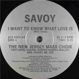 The New Jersey Mass Choir - I Want To Know What Love Is download flac mp3