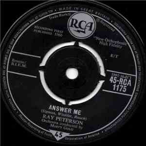 Ray Peterson - Answer Me / Goodnight My Love, Pleasant Dreams download flac mp3