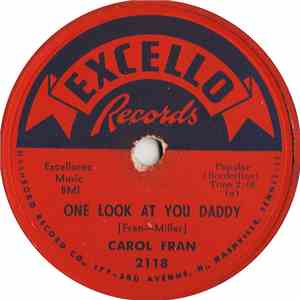 Carol Fran - One Look At You Daddy / Emmitt Lee download flac mp3