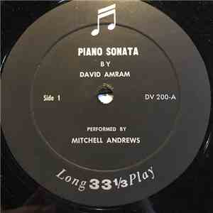 David Amram - Piano Sonata / Dirge & Variations download flac mp3