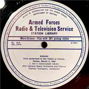 RCA Italiana Opera Orchestra And Chorus - Ernani download flac mp3