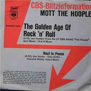 Mott The Hoople - The Golden Age Of Rock 'N' Roll download flac mp3