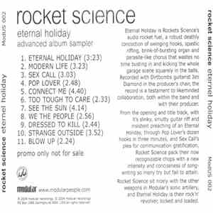 Rocket Science - Eternal Holiday download flac mp3