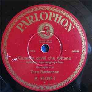 Theo Bachmann - Quattro Cavai Che Rottano / Cucu download flac mp3