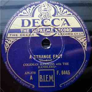 Coleman Hawkins With The Ramblers - A Strange Fact / Smiles download flac mp3