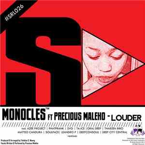 Monocles Ft Precious Maleho - Louder (Part 2 Remixes) download flac mp3