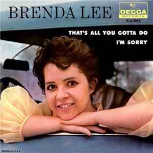 Brenda Lee - I'm Sorry download flac mp3