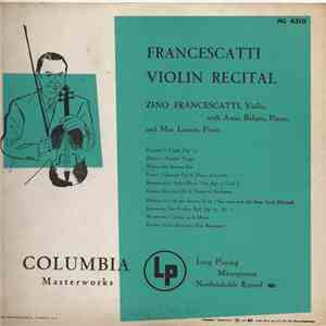 Zino Francescatti - Violin Recital download flac mp3