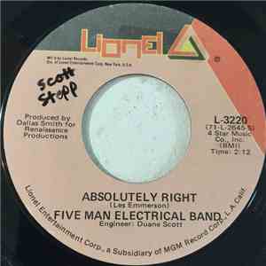 Five Man Electrical Band - Absolutely Right download flac mp3