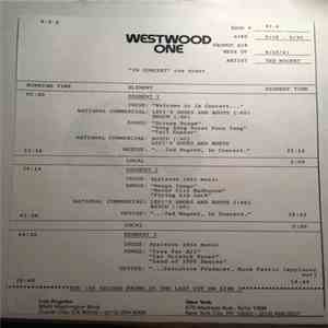Ted Nugent - Westwood One "In Concert" download flac mp3