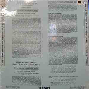 Richard Ellsasser - Schumann/Mendelssohn download flac mp3