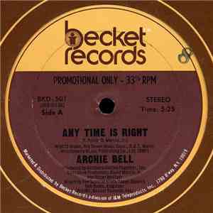 Archie Bell - Any Time Is Right download flac mp3