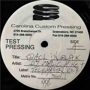 DJ Magic Mike + Techmaster P.E.B. - Back In Black download flac mp3