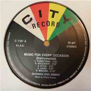 Ugo Arman - Music For Every Occasion download flac mp3