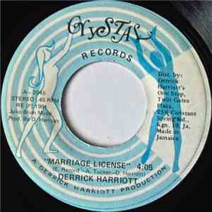 Derrick Harriott - Marriage License download flac mp3