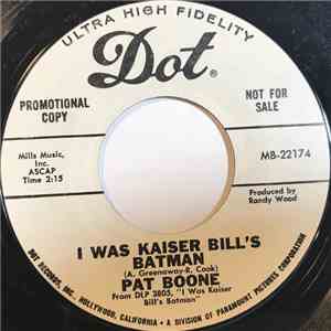Pat Boone - I Was Kaiser Bill's Batman download flac mp3