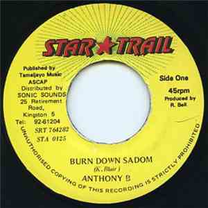 Anthony B - Burn Down Sadom download flac mp3