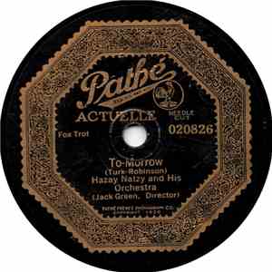 Hazay Natzy And His Orchestra / Actuelle Dance Orchestra - To-Morrow / Away Down South download flac mp3