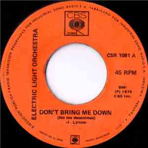 Electric Light Orchestra - Don't Bring Me Down = No Me Desanimes download flac mp3