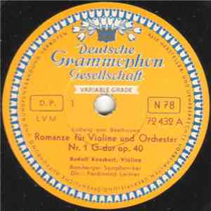 Ludwig van Beethoven – Rudolf Koeckert, Bamberger Symphoniker , Dir. : Ferdinand Leitner - Romanze Für Violine Und Orchester Nr. 1 G-dur Op. 40 / Romanze Für Violine Und Orchester Nr. 2 F-dur Op. 50 download flac mp3