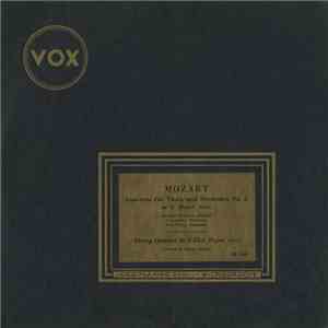 Mozart - Concerto For Violin And Orchestra No. 3 In G Major / String Quartet In E Flat Major download flac mp3