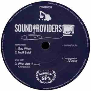 Sound Providers - Say What / Nuff Said / Who Am I? (Remix) download flac mp3