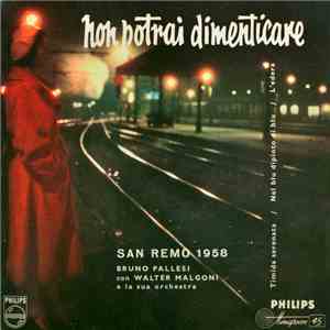Bruno Pallesi & Walter Malgoni E La Sua Orchestra - Non Potrai Dimenticare download flac mp3